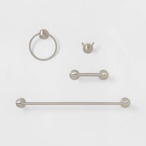 Threshold -  Casual Bath Hardware Set Towel Ring Toil Nickel